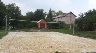 Строительство площадки для пляжного волейбола.